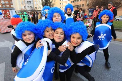 Disfraces infantiles en el desfile del domingo en Ponferrada | L. de la Mata