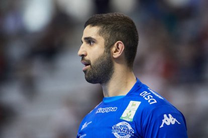 Saeid al fin cuajó un partido notable con el Ademar. DANIEL MARZO