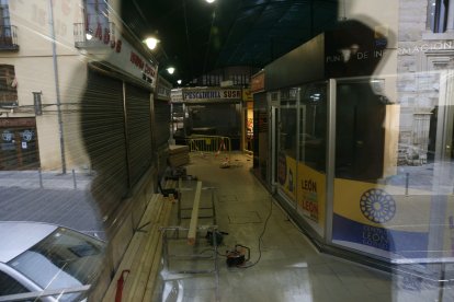 El interior del Mercado Conde Luna, este jueves. FERNANDO OTERO PERANDONES