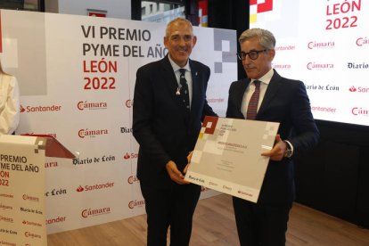Entrega de los premios a la Pyme del año en el Banco Santander. F. Otero Perandones.