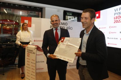 Entrega de los premios a la Pyme del año en el Banco Santander. F. Otero Perandones.