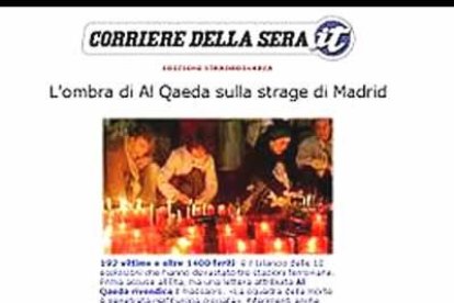 «Todo ha saltado por los aires», titula el periódico italiano, que dejó de lado todos los demás temas.