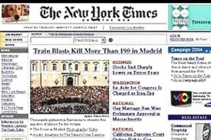 Desde el principio, esta publicación dudó de la autoría de ETA, y recordó los días del 11-S y el apoyo de España en la guerra de Irak.