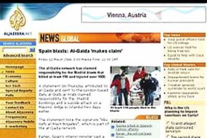 El medio árabe se hizo eco en seguida de la supuesta carta de  Al Qaida y la operación Trenes de la Muerte.