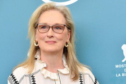Fotografía de archivo de 2019 de la actriz estadounidense Meryl Streep, la intérprete más veces nominada a los Óscar y a los Globo de Oro de la historia. EFE/ETTORE FERRARI