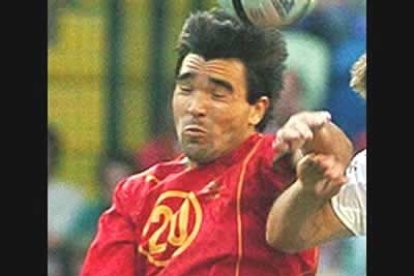Anderson de Souza, «Deco», uno de los jugadores que ayudaron a la selección anfitriona a seguir en la competición.