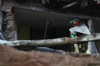 Algunas de las casas marcadas están a medio caer. RAMIRO