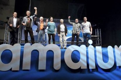 La izquierda abertzale agrupada en Amaiur ganó las elecciones en Euskadi y dio un vuelco al mapa electoral vasco. Foto: J.DIGES/EFE