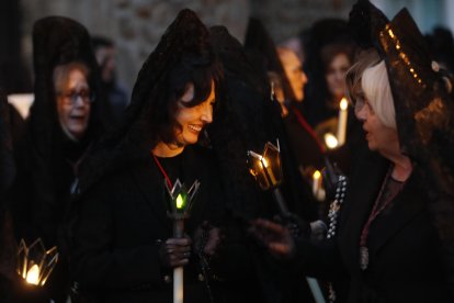 Procesión de La Dolorosa en Ponferrada. L. DE LA MATA