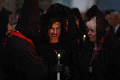 Procesión de La Dolorosa en Ponferrada. L. DE LA MATA