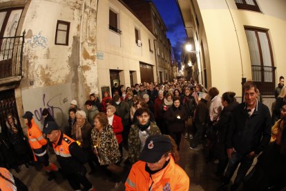 Procesión de la Dolorosa en Ponferrada. L. DE LA MATA