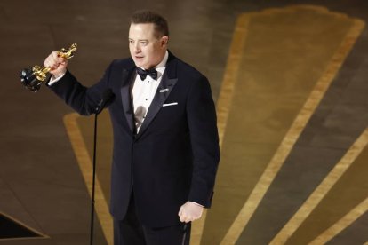 Brendan Fraser, Oscar al mejor actor. EFE/EPA/ETIENNE LAURENT