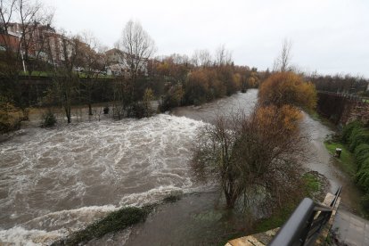 Así ha afectado el paso del temporal a Ponferrada. ANA F. BARREDO (3)