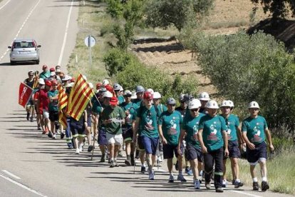 Los mineros turoleses, entre Alcorisa y Argallo (Teruel). Antonio García.