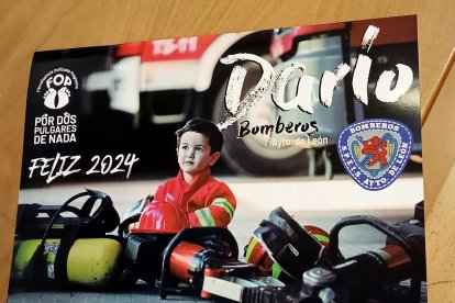 El calendario de Bomberos de León para 2024. J. NOTARIO