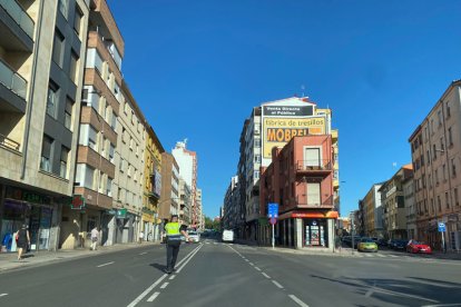 Semáforos apagados en el entorno del barrio de Santa Ana. DL