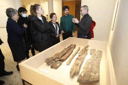(De derecha a izquierda) Luis Grau, Pablo López Presa, Amelia Biaín y Ester Muñoz. RAMIRO