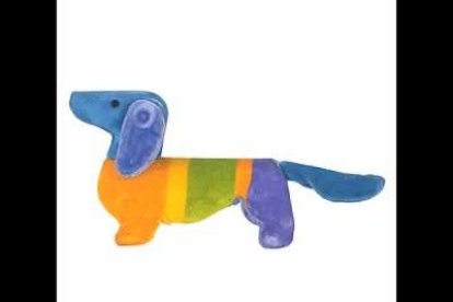 La primera mascota oficial de unos Juegos fue Waldi, un perro salchicha modelado a partir de un perro real, Cherie von Birkenhof.