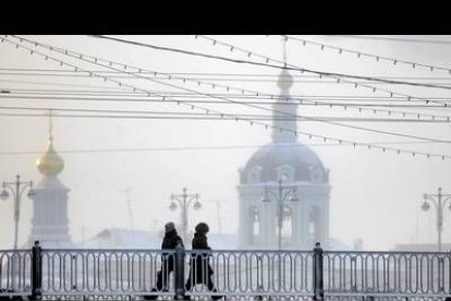 Las temperaturas han llegado a alcanzar en la capital los 30 grados bajo cero.