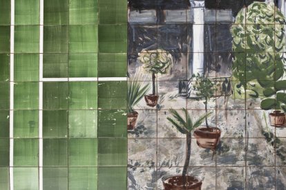 Detalle de una obra de Fernando Renes, que inaugura exposición el 12 de marzo. XANDRA ÁLVAREZ