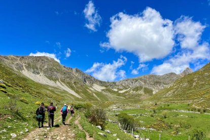 El camino desde La Riera de Babia hasta el Prado Chano y la majada de Fonfría por el que se recorren, en apenas cuatro kilómetros, varias edades geológicas. S.V.P.