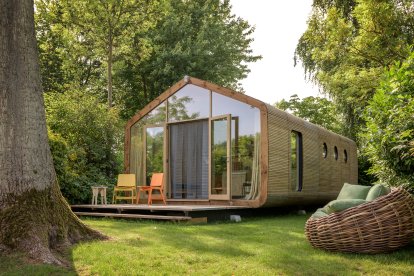 Casa ‘Wikkelhouse’, una de las candidatas para formar parte del proyecto piloto de “pueblos en las azoteas”. DARKORPEN / YVONNE WITTE