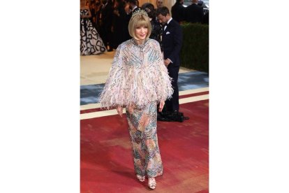 Anna Wintour, organizadora del evento y editora de Vogue