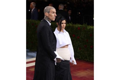 Travis Barker y Kourtney Kardashian