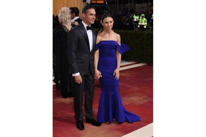 Justin Waterman y Georgina Bloomberg