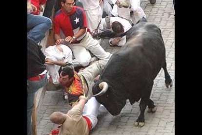 El segundo día del encierro los incidentes se sucedieron. Fue rápido y emocionante. Afortunadamente no hubo que lamentar heridos de gravedad.