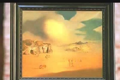 El cuadro Paisaje Pagano Mediano fue pintado en 1937 por el genio catalán. Una de las últimas adquisiciones de la Fundación Figueres.