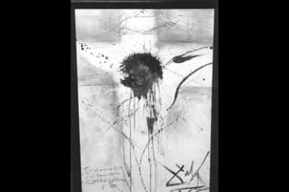 Este boceto de Jesucristo crucificado fue robado y más tarde hallado en una celda de una prisión norteamericana.