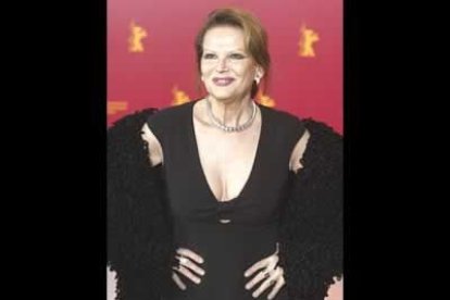 Claudia Cardinale estuvo presente en el Festival de Berlín como imagen de estrella del cine.