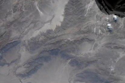 A las 20.13 horas de este martes, la ISS grababa el Parque Nacional de Manejo Intgrafo Otuquis, en Paraguay. NASA