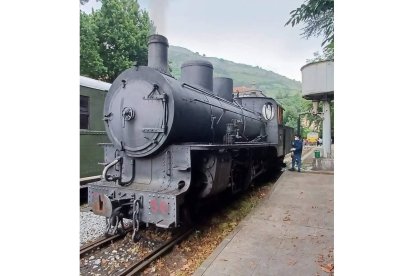 La nueva «Euzkadi» restaurada, que volvió al País Vasco tras un acuerdo con el Museo de Ponferrada. MVF