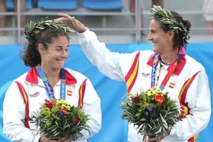 La pareja de dobles femenino, <b>Vivi Ruano y Conchita Martínez</b>, estuvo muy cerca del oro, pero perdió la final contra las chinas