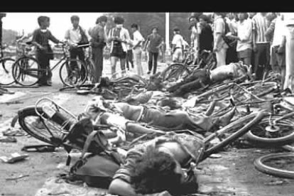 La represión en aquellos días fue brutal. El Gobierno chino quiso cortar de raíz todo intento de democratización del país.