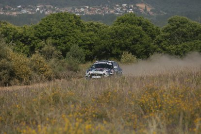 El municipio de Sariegos albergó dos tramos de la competición. FERNANDO OTERO