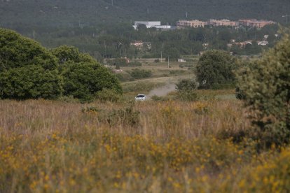rLa modalidad de tierra regrendó la espectacularidad de la carrera. FERNANDO OTERO