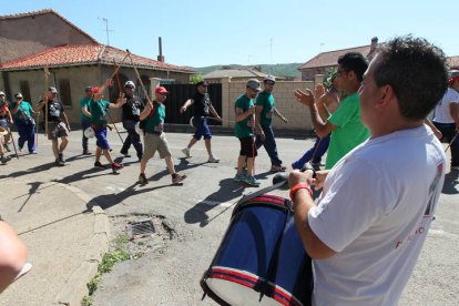 Mineros durante la  la III Marcha Minera. JESÚS F SALVADORES