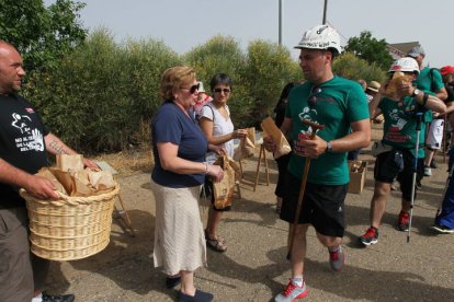 Mineros durante la III Marcha Minera. NOBERTO
