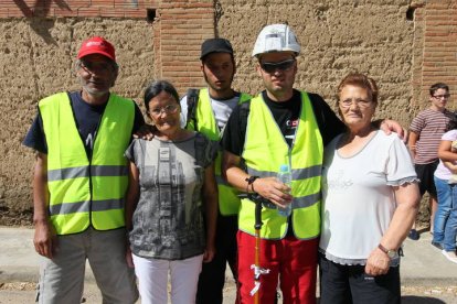Mineros durante la III Marcha Minera. NOBERTO