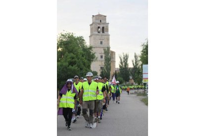 Mineros durante la III Marcha Minera. NOBERTO