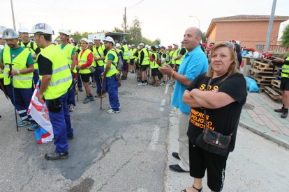 Mineros durante la III Marcha Minera. NOBERTO