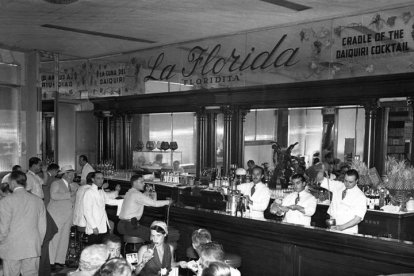 La Floridita, un club de culto en todo el mundo para tomar daiquiris.
