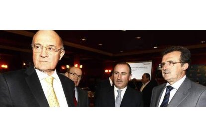 Josep Oliu, Francisco Vallejo Pablo Junceda y José Luis Ulibarri.