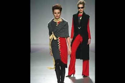 Especialista en punto, ha sido el que más ha usado la paleta de colores, y todos muy bien combinados, especialmente en los vestidos y chaquetas.
