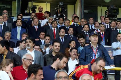 El palco del estadio se quedó pequeño. MARCIANO PÉREZ/BRUNO MORENO
