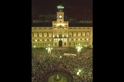 Cerca de las 00.00, aquellos que pararon sus relojes en los 80