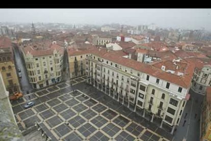 La plaza de Regla, donde se encuentra la catedral de León